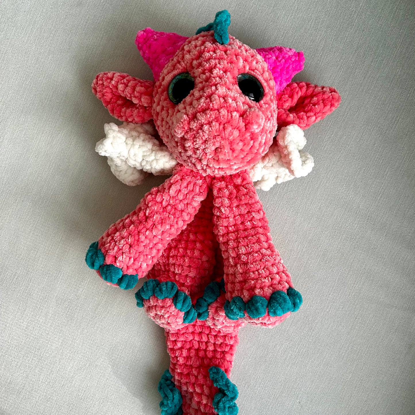 Handmade Crochet Cato Dragon Plush