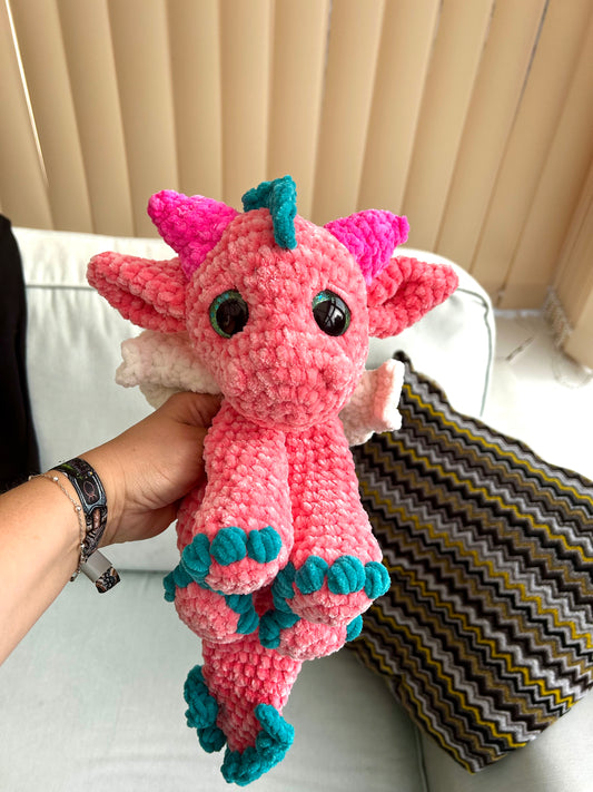Handmade Crochet Cato Dragon Plush