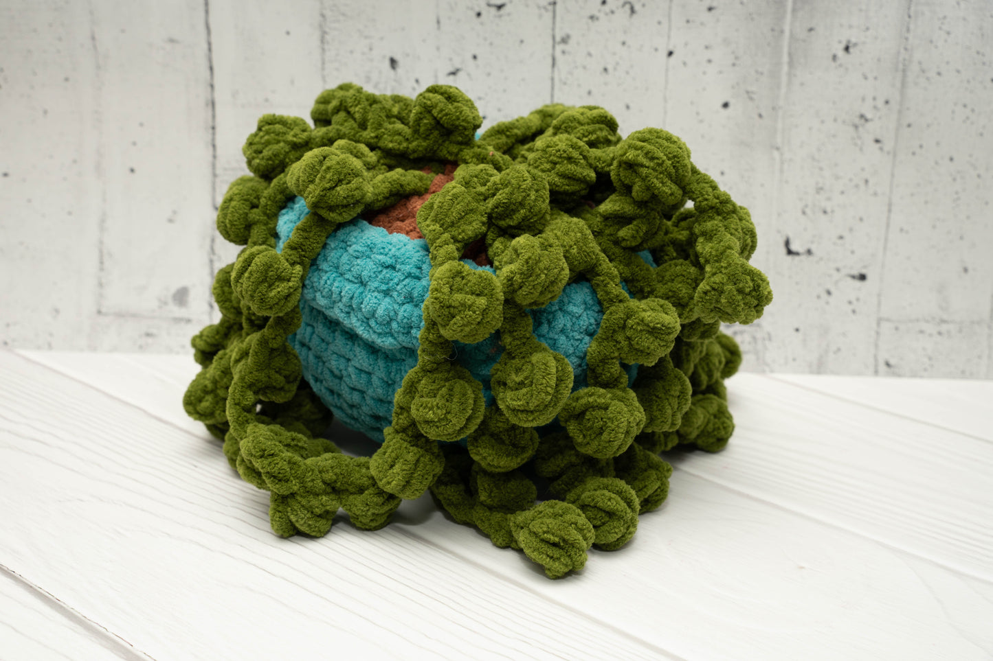 Handmade Crochet String of Pearls Plushie - Adorable Plant Lover's Decor