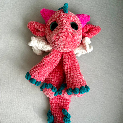 Handmade Crochet Cato Dragon Plush