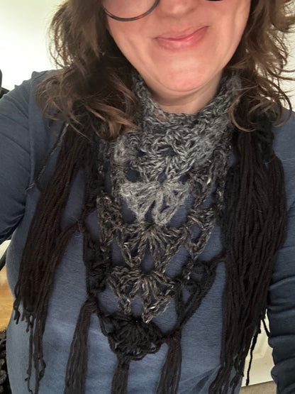 The Aurora Alpaca Scarf/Shawl