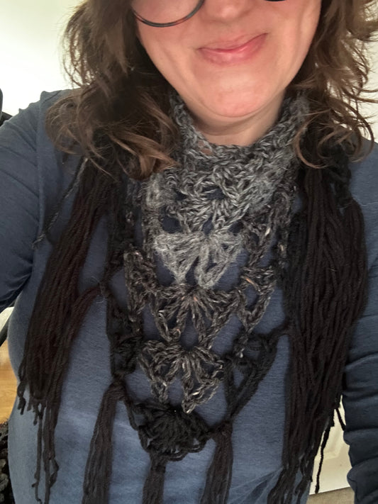 The Aurora Alpaca Scarf/Shawl