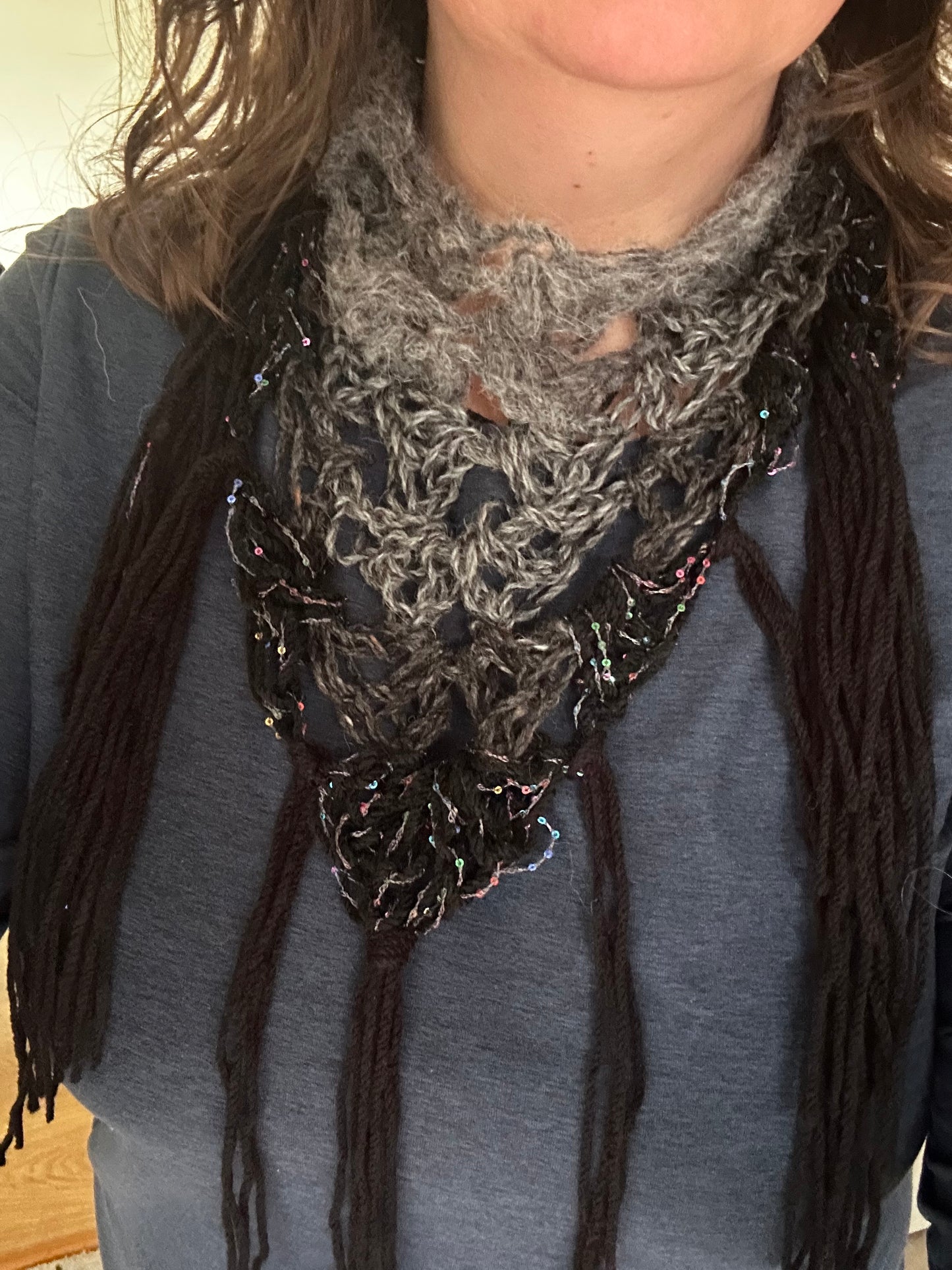 The Aurora Alpaca Scarf/Shawl