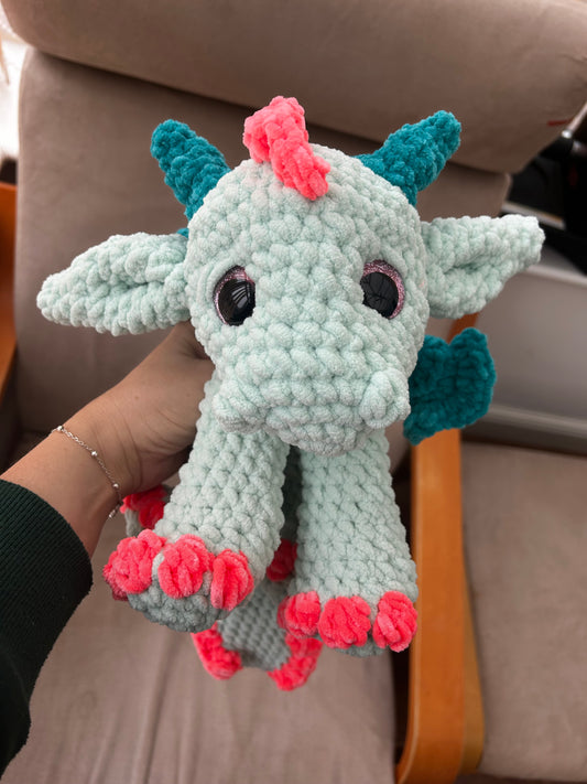 Handmade Crochet Cato Dragon Plush