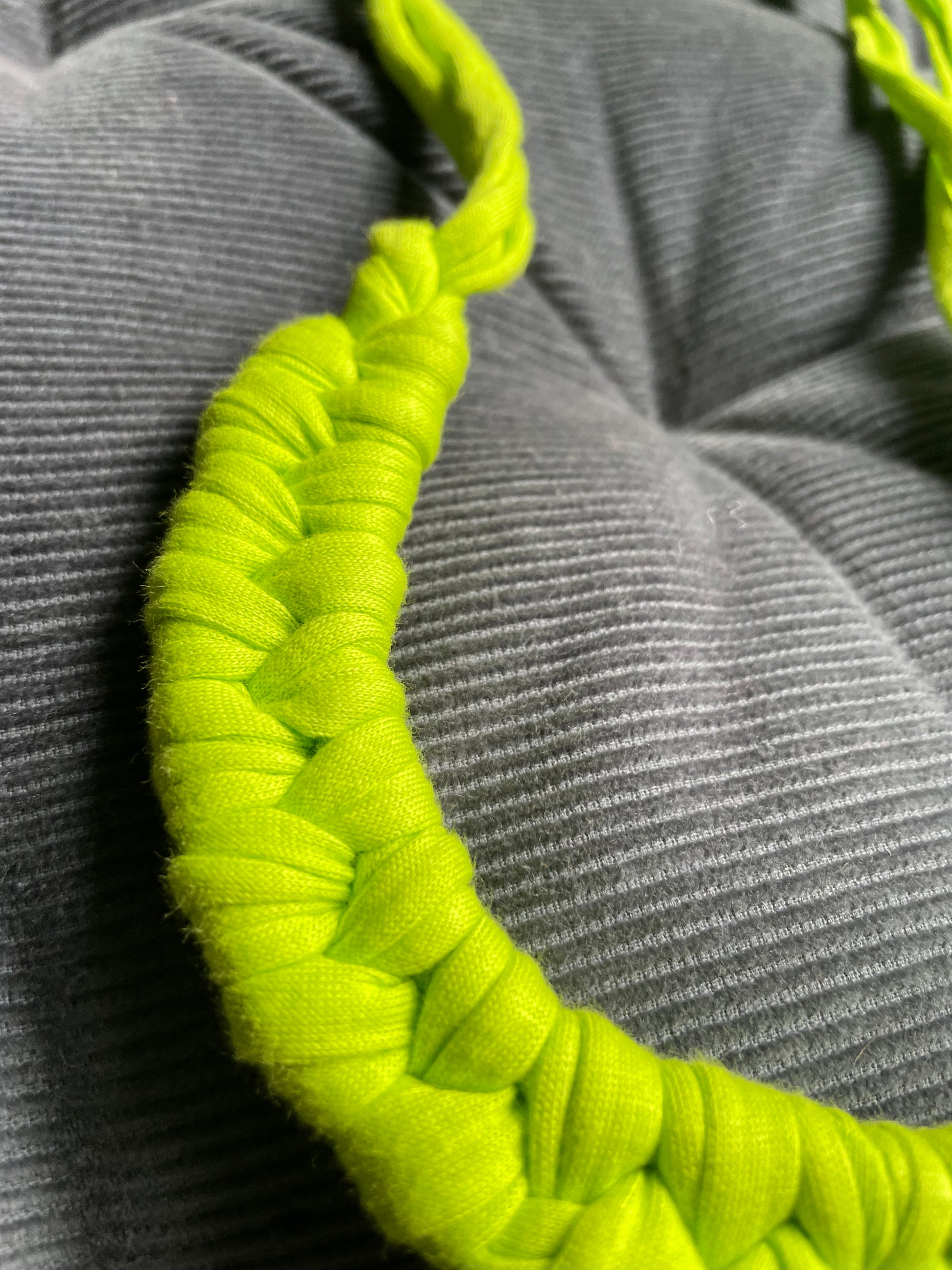 Eco-conscious Neckwear Leeds, Chunky Knot Jewelry Hotpink Hangers Leeds