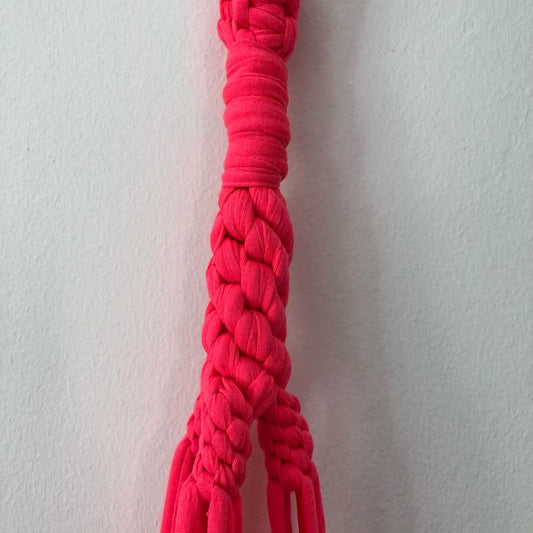 Buy Online Premium Quality and Beautiful The OG Neon Pink Macrame Hanger Twisted - Hotpinkhangers